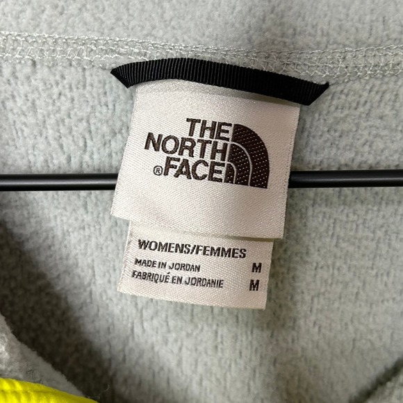 The North Face Cragmont Gray Fleece Pullover 1/4 Snap Size M - Picture 8 of 11